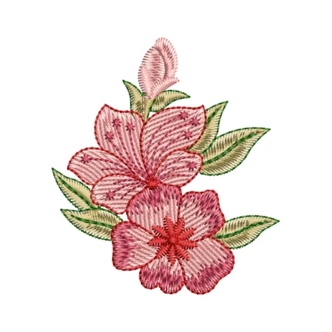 Guncha Flower Embroidery Design