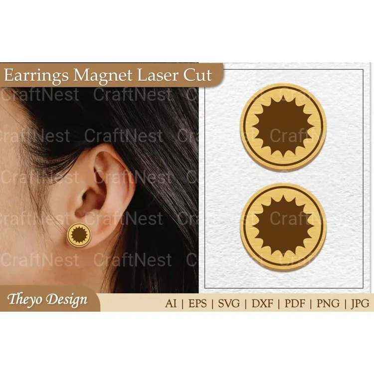 Earrings Magnet SVG Bundle
