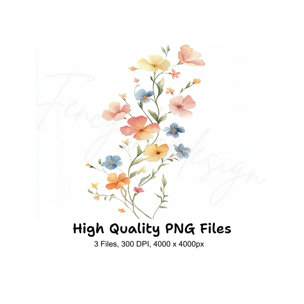 Floral Arrangements Clipart Bundle
