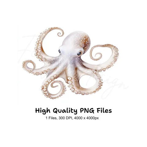 Octopus Clipart Bundle
