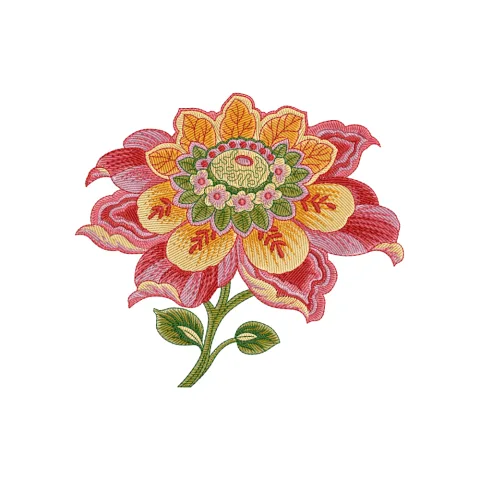 Flower Biggest Embroidery Design
