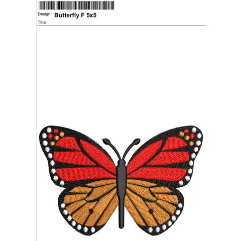 Butterfly Embroidery Design