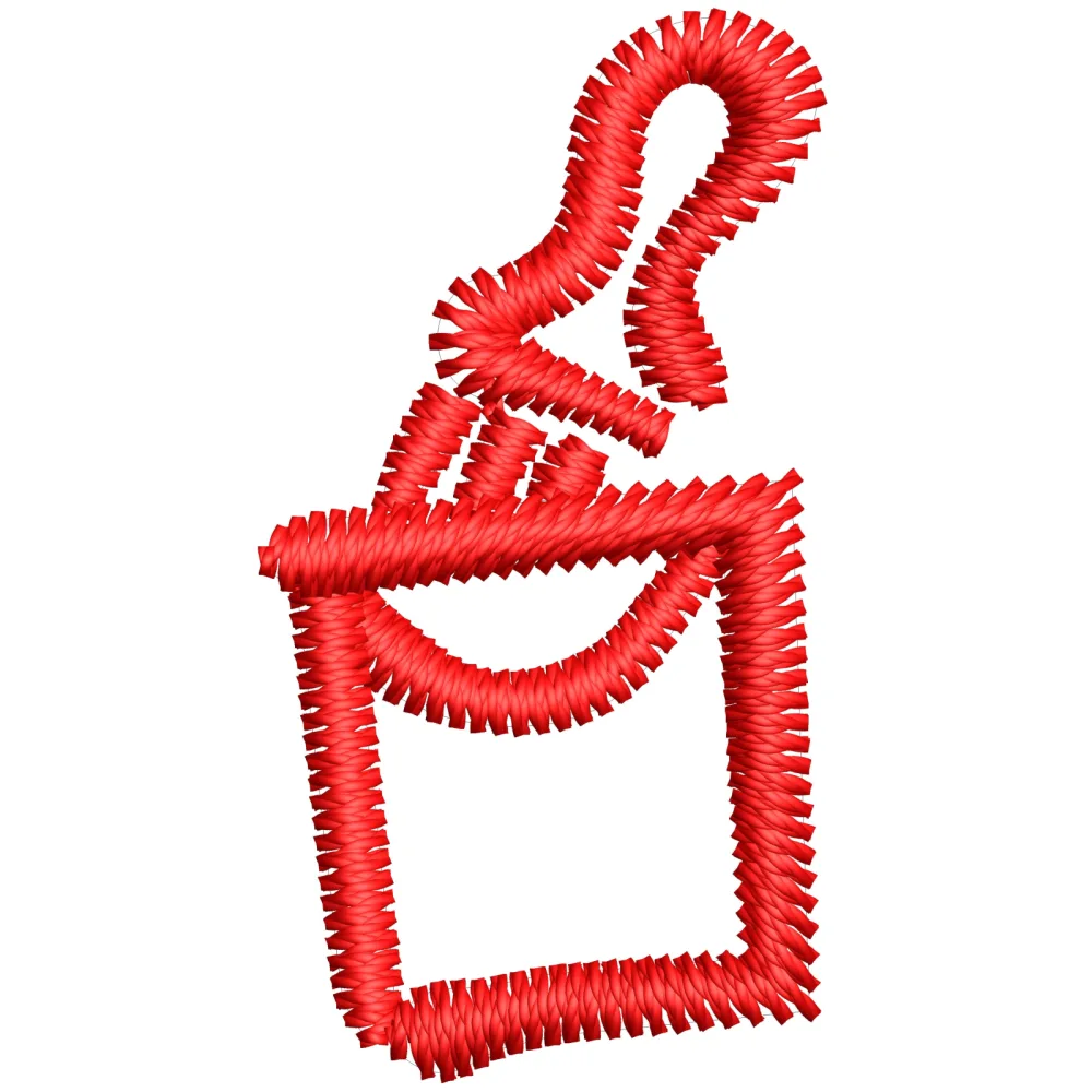 Bucket & Brush Embroidery Design