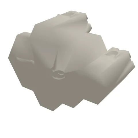 Three Tower Castle 3D Print STL File