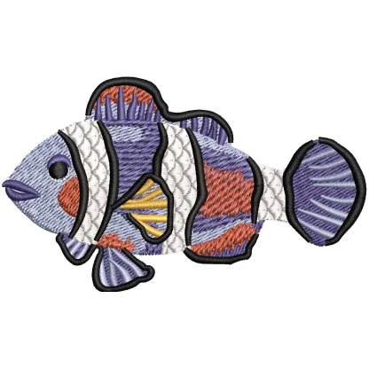 Fish Embroidery Design