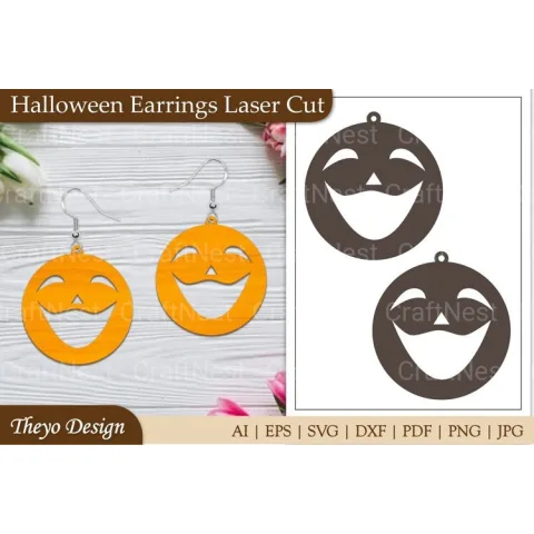 Halloween Earrings: Spooky SVG Bundles