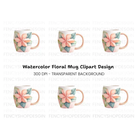 Elegant Origami Flower Clipart Bundle