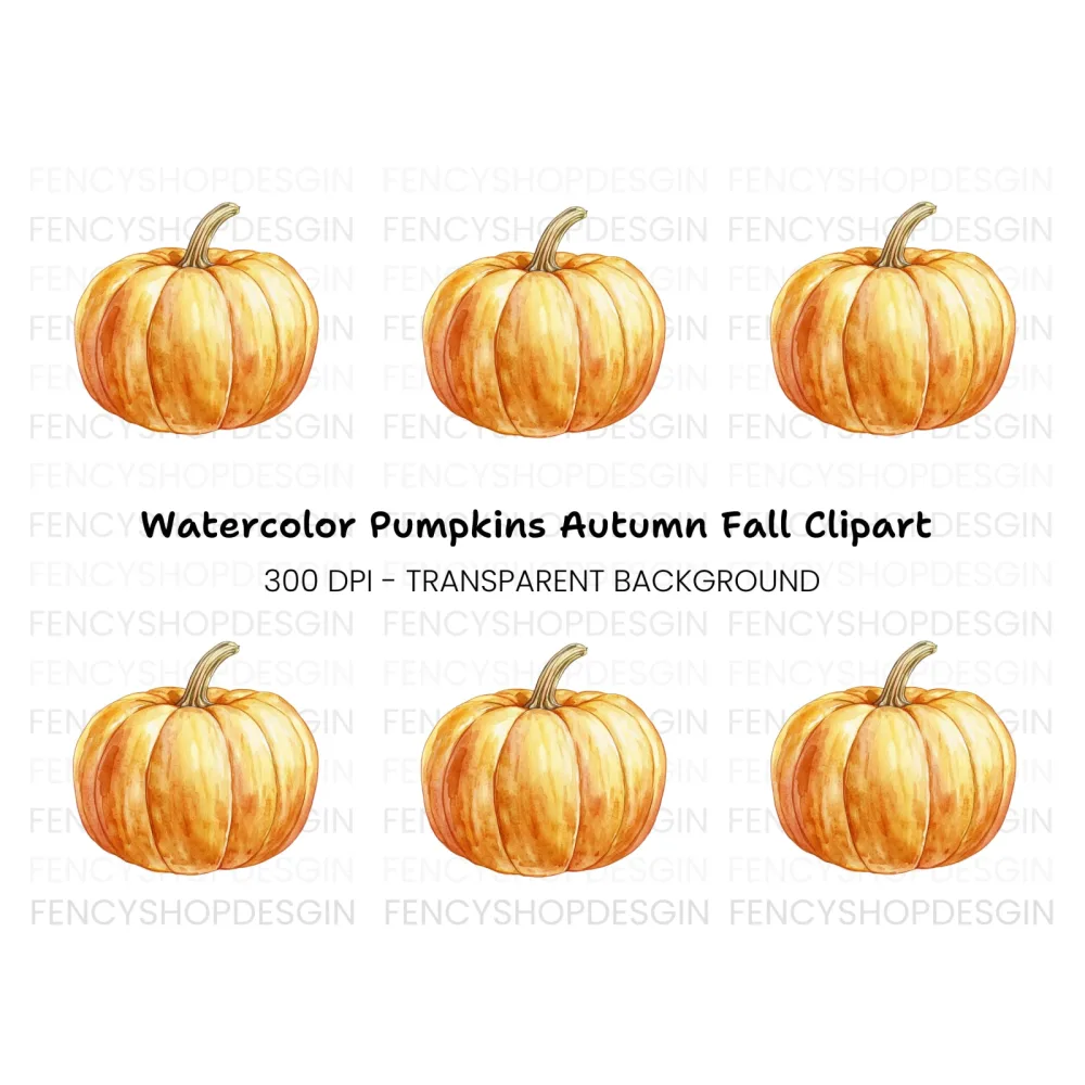 Pumpkins Clipart Bundle