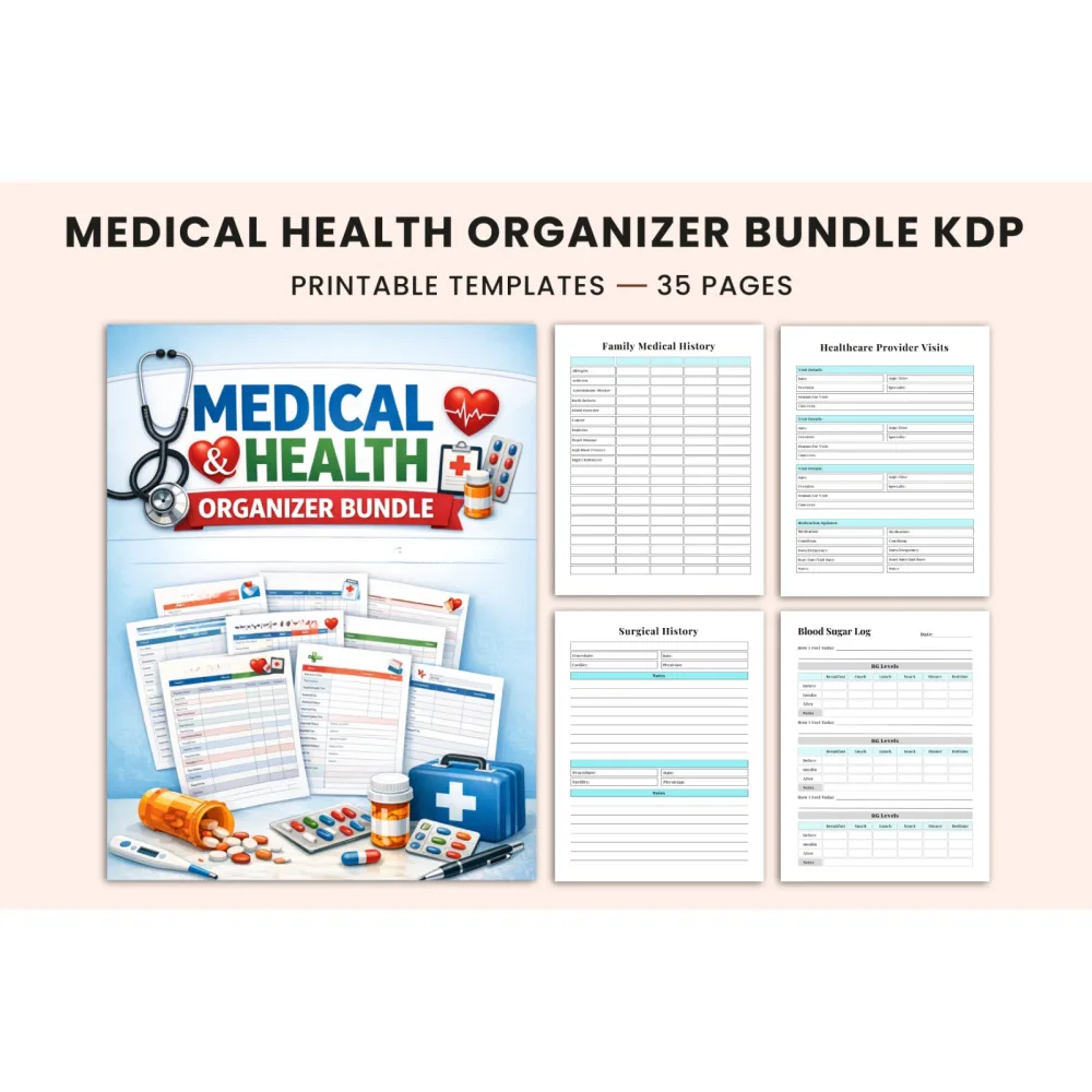 Medical Health Planner Template