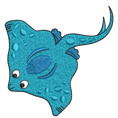 Manta Embroidery Design