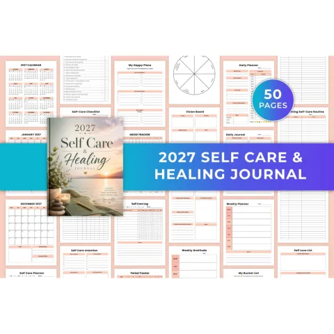 Self Care Healing Journal