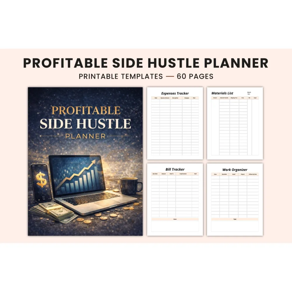 Profitable Side Hustle Planner