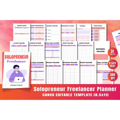 Solopreneur Freelancer Planner