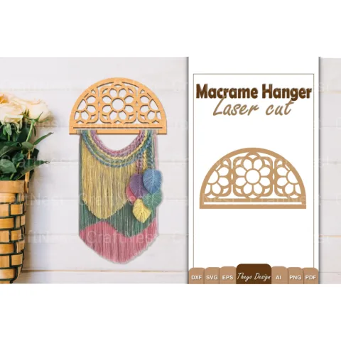 Macrame Flower SVG Bundle