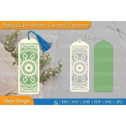 Mandala Layered Papercut SVG Bundle