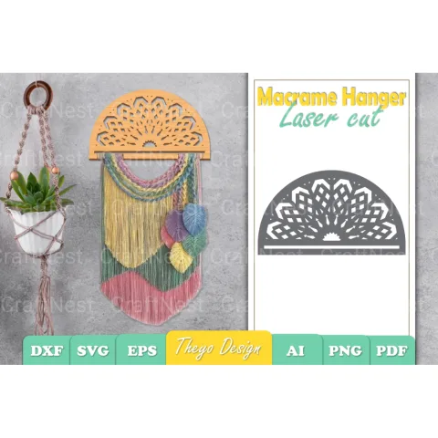 Macrame Snowflake SVG Bundle