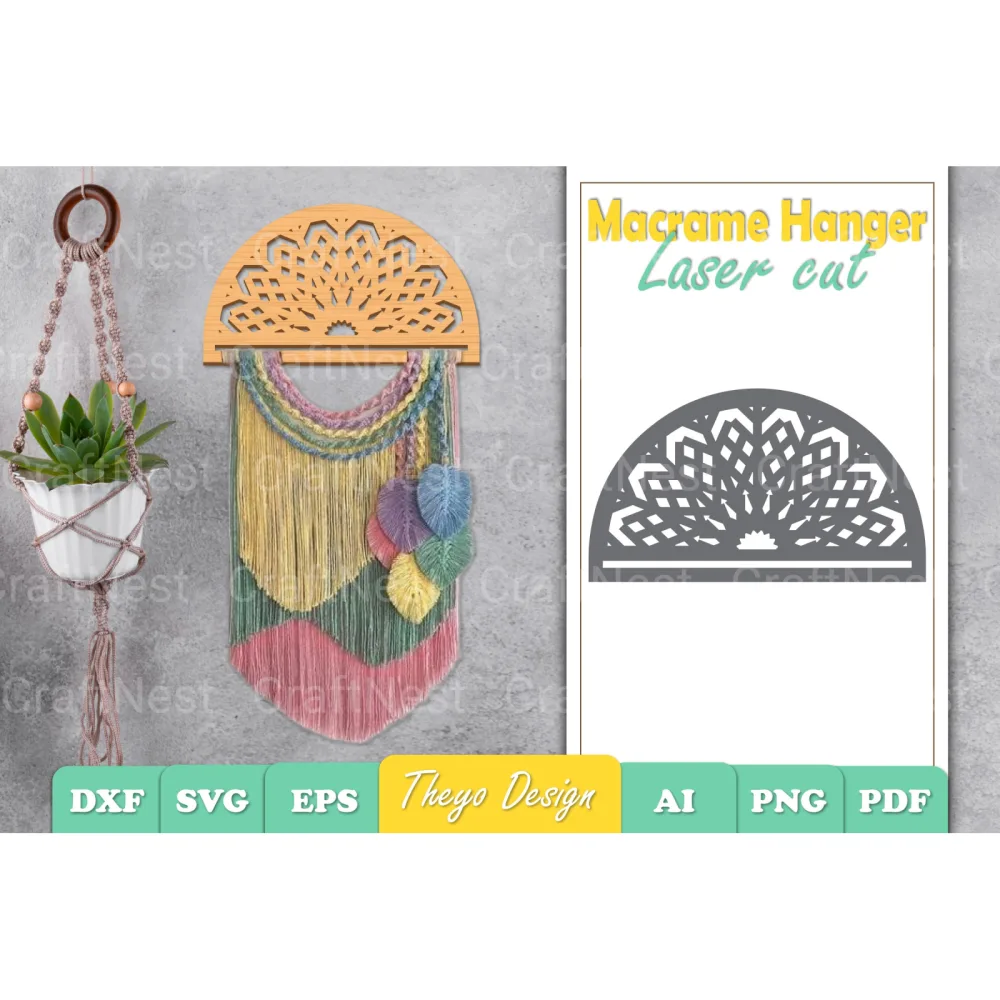 Macrame Snowflake SVG Bundle