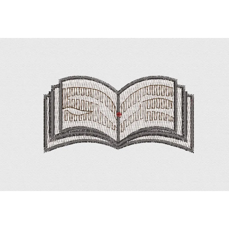 Books Embroidery Design