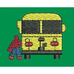 Stellar Traveler and Transport Embroidery Design