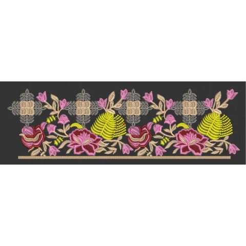 Flower Embroidery Design