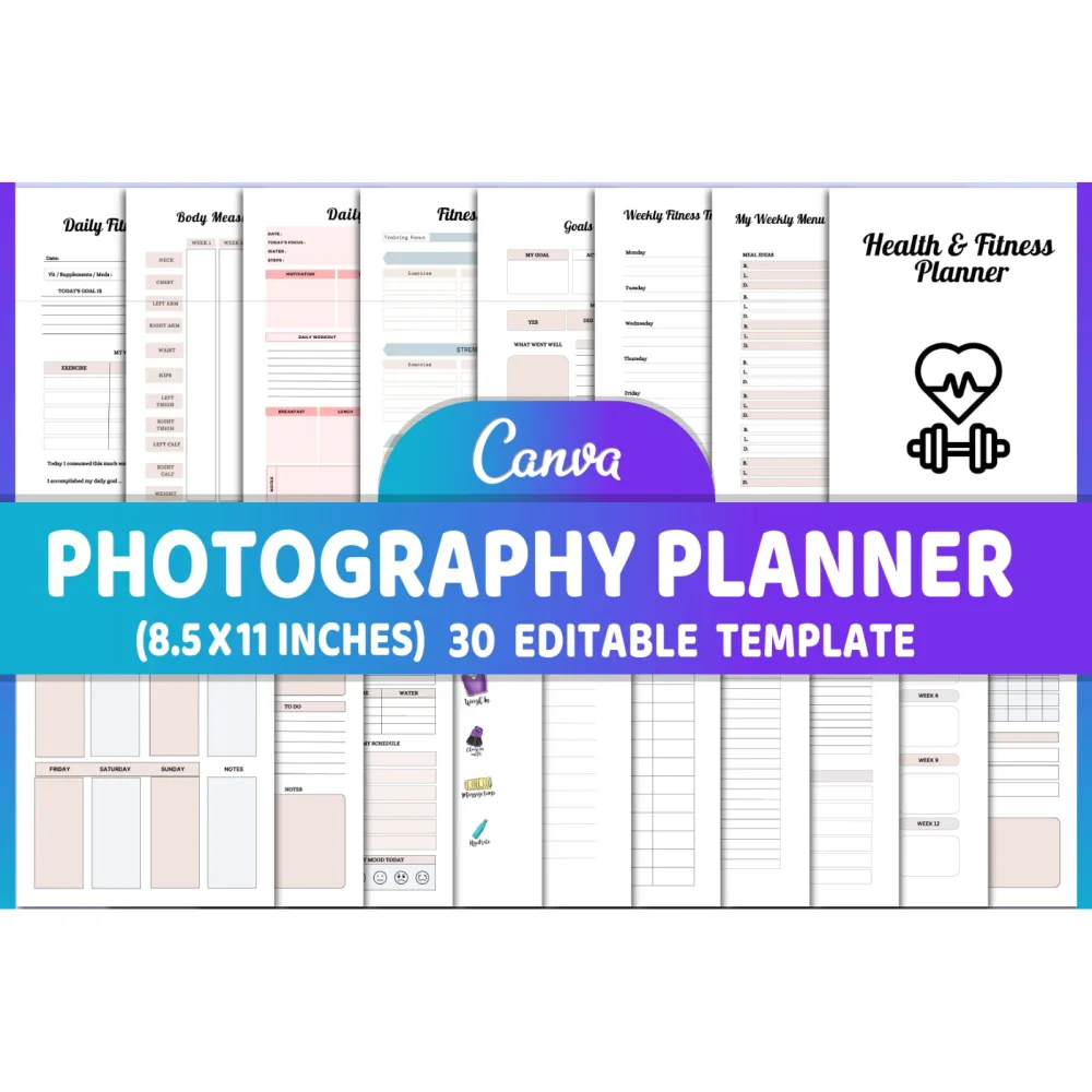 Health and Fitness Planner
