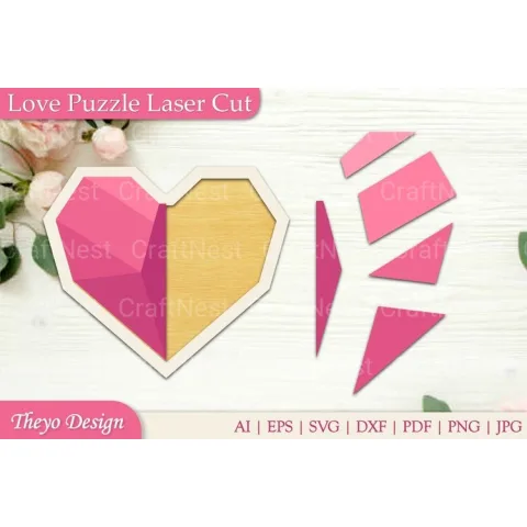 Love Puzzle SVG Bundle