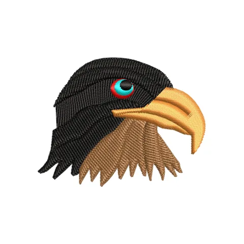 Eagle Head Embroidery Design