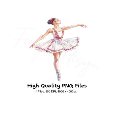 Elegant Ballerina Clipart Bundle
