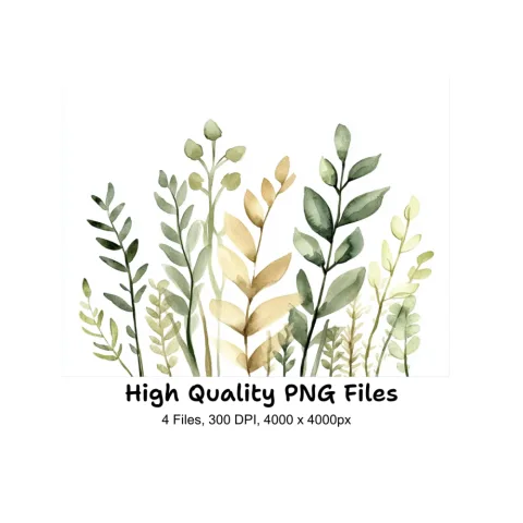 Botanical Clipart Bundle