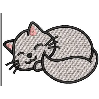 Cat Embroidery Design