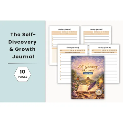 The Self Discovery Growth Journal Planner