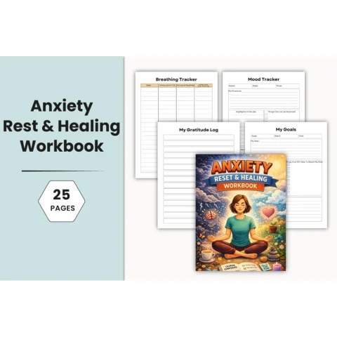 Anxiety Reset Healing Workbook
