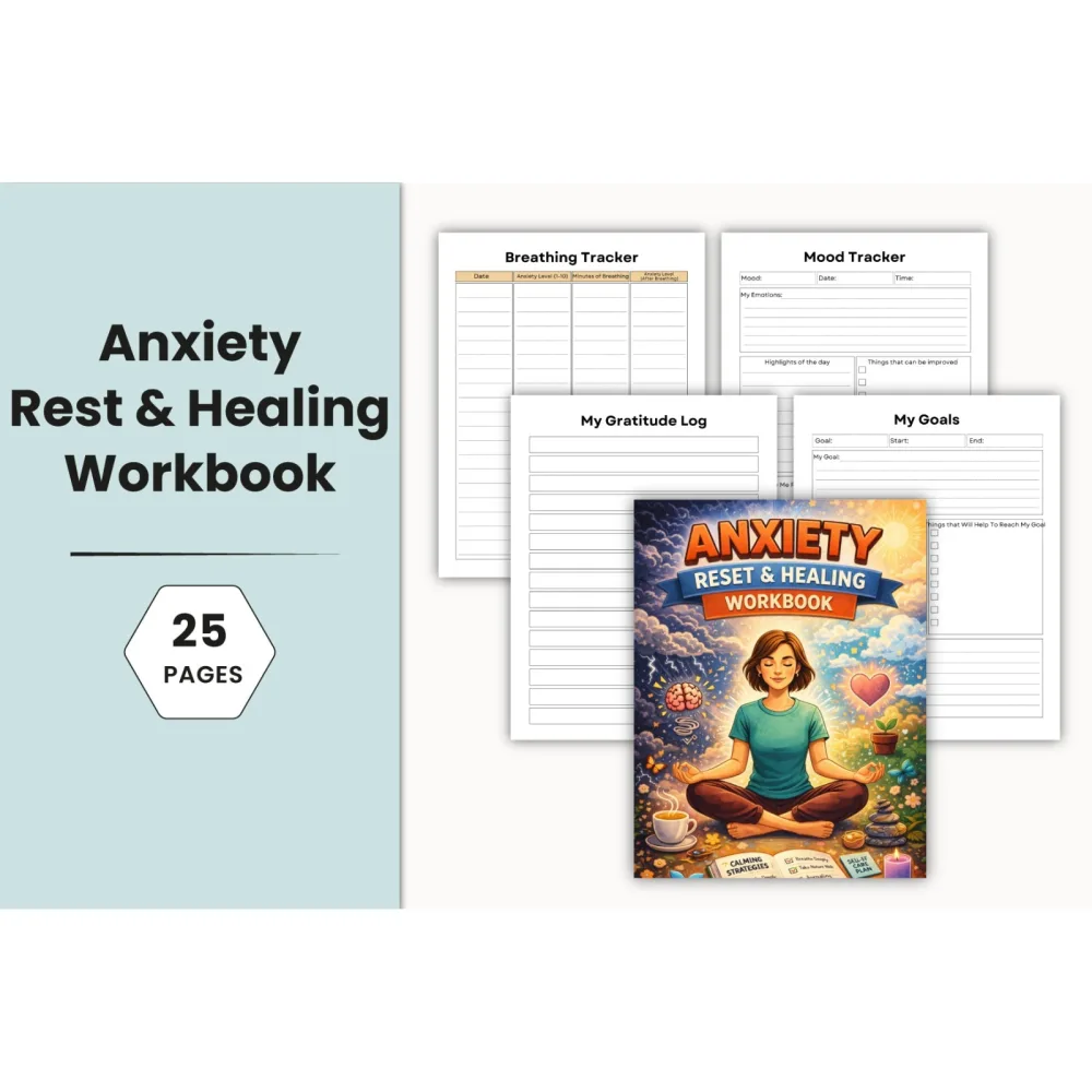 Anxiety Reset Healing Workbook