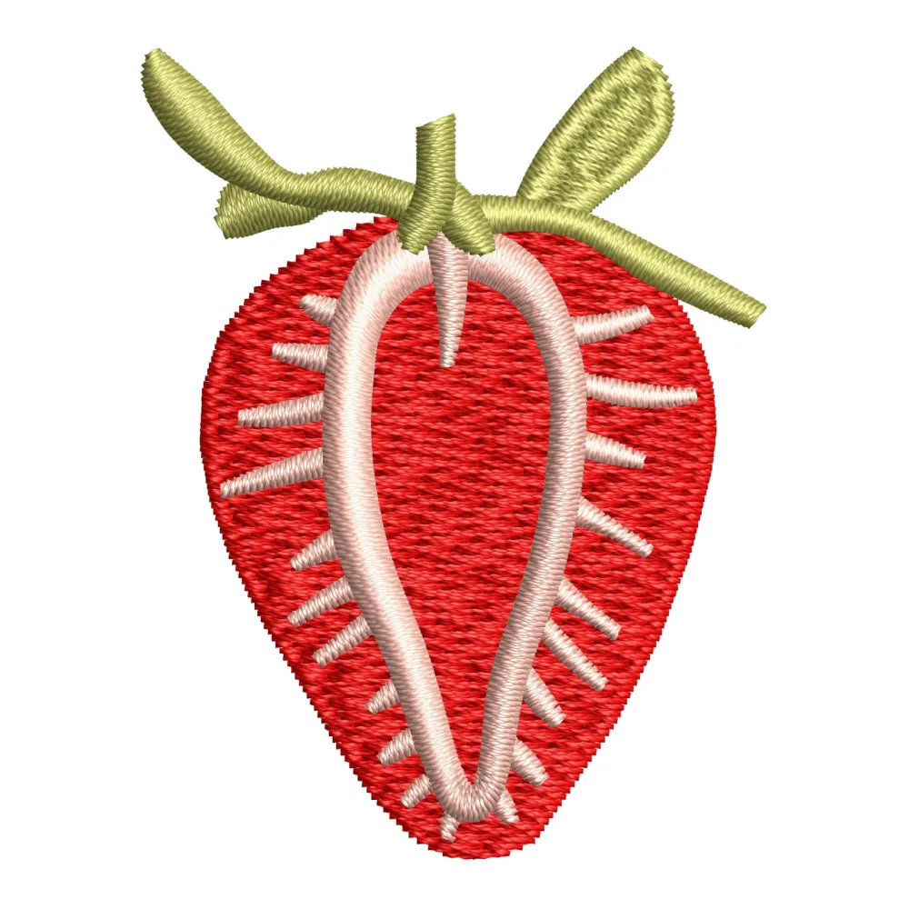 Strawberry Embroidery Design