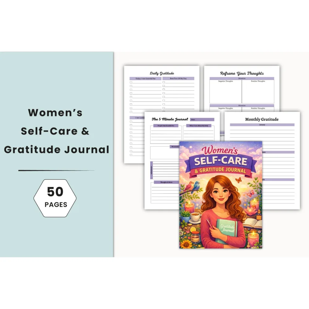 Women's Self-Care Gratitude Journal