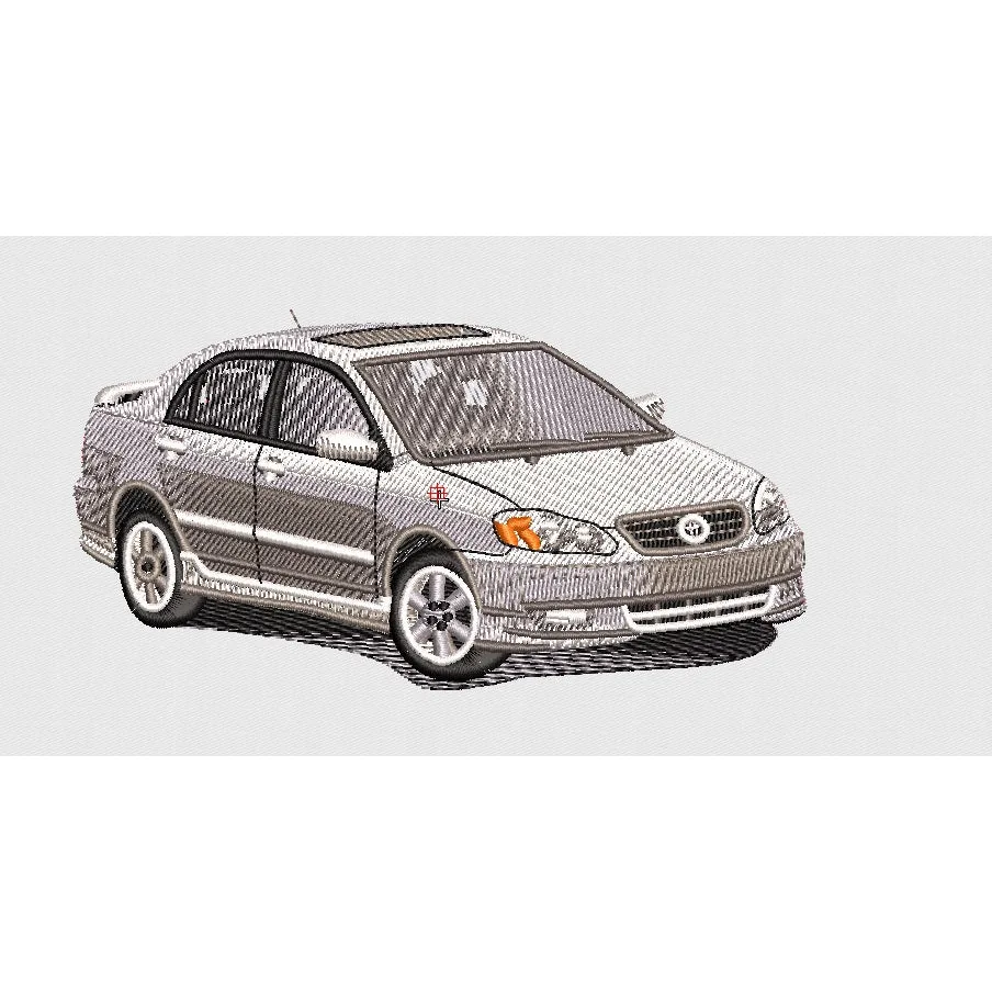 Car Embroidery Design