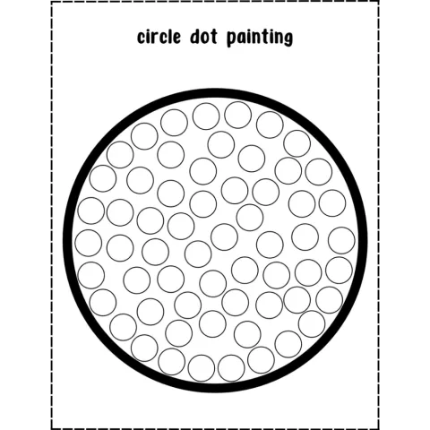 Shape Dot Painting Worksheets
