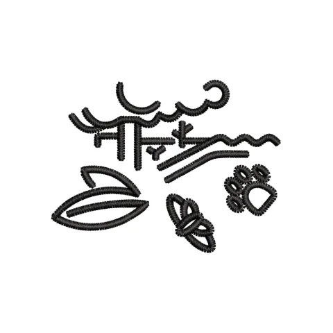 Pollution Embroidery Design