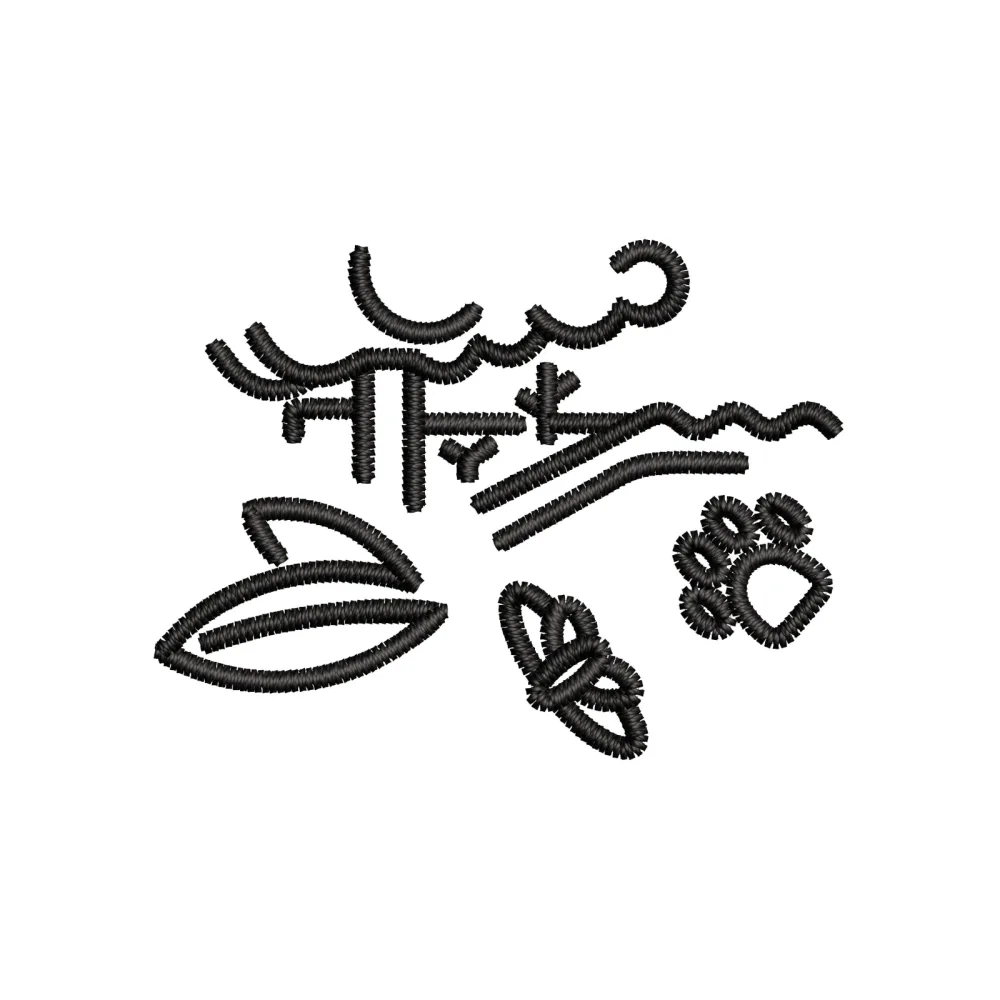 Pollution Embroidery Design