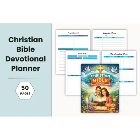 Christian Bible Devotional Planner