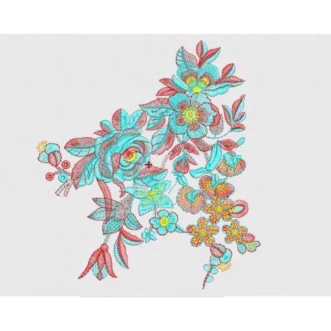 Flower Embroidery Design