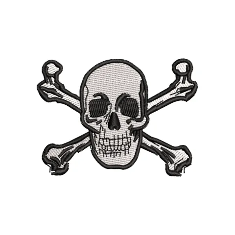 Danger Sign Embroidery Design