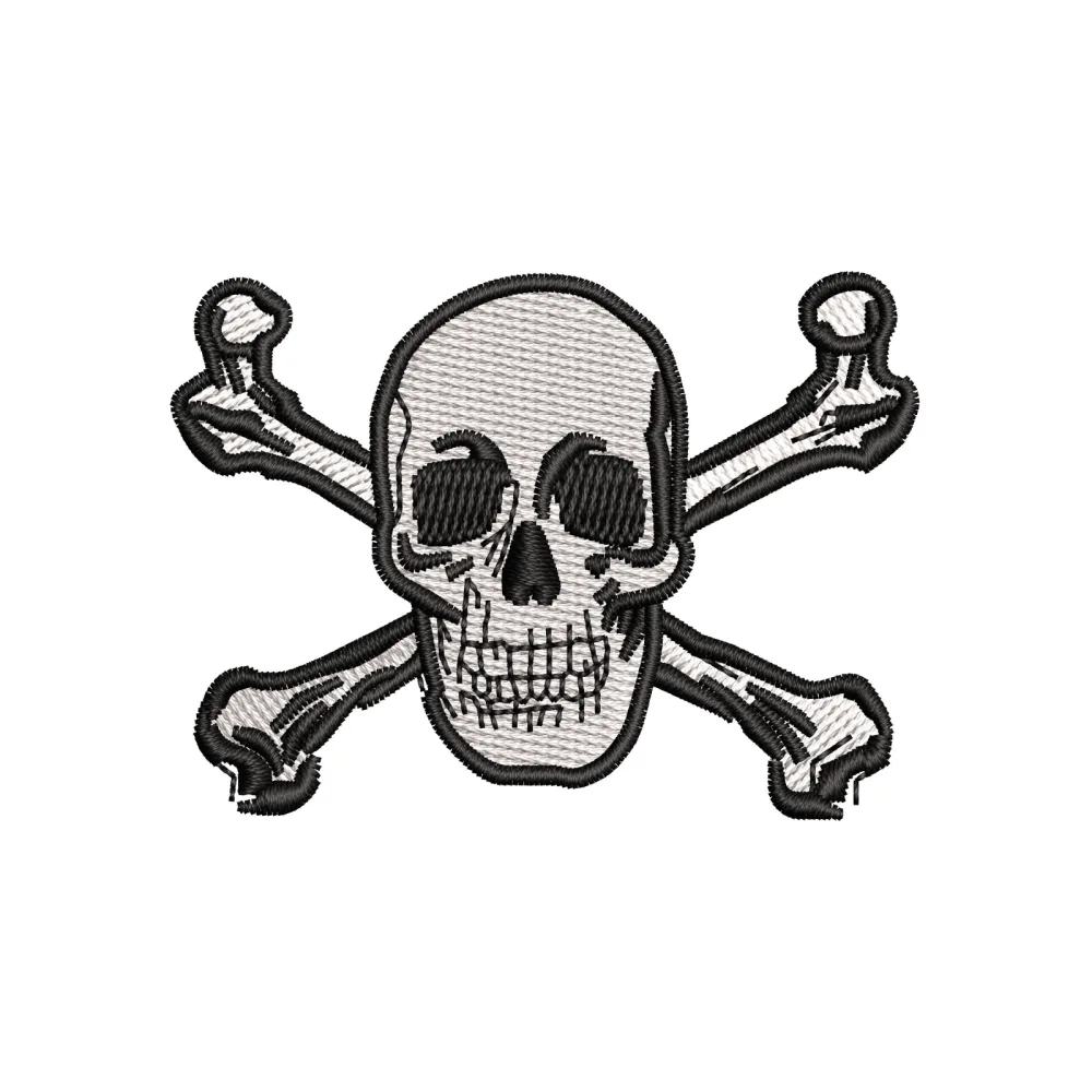 Danger Sign Embroidery Design