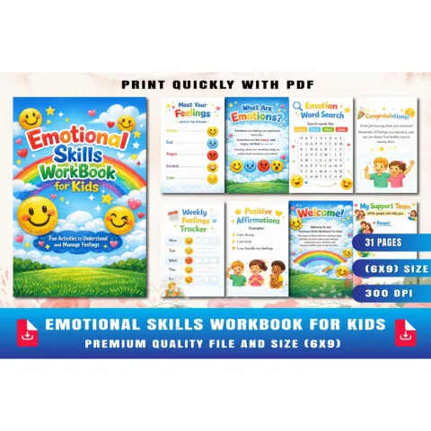 Emotional Skills Workbook for Kids