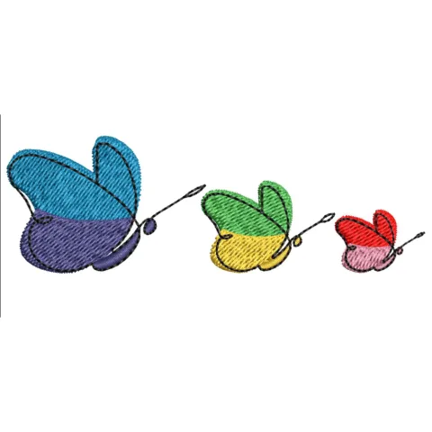 Butterflies Embroidery Design