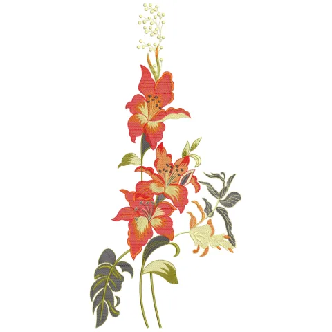 Flower Lala Embroidery Design