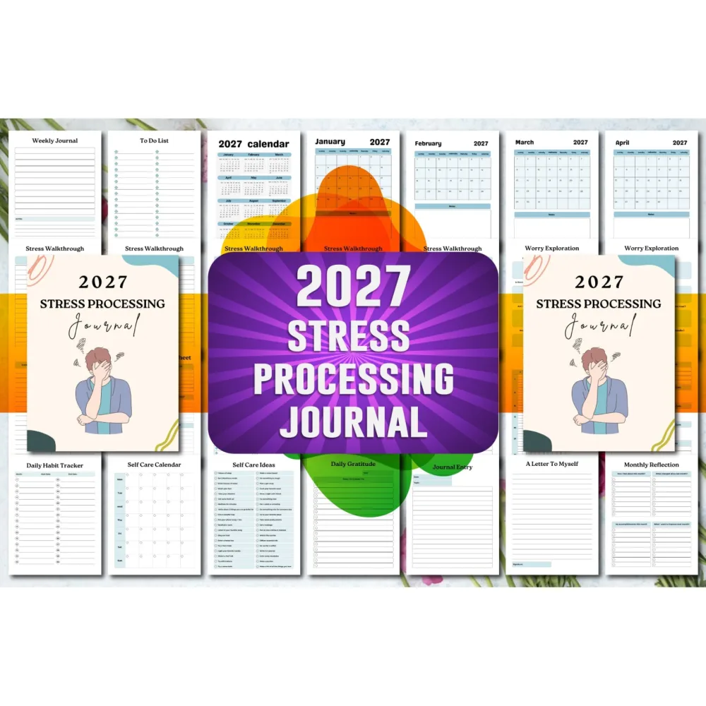 Stress Processing Journal: Enhance Mental Well-being