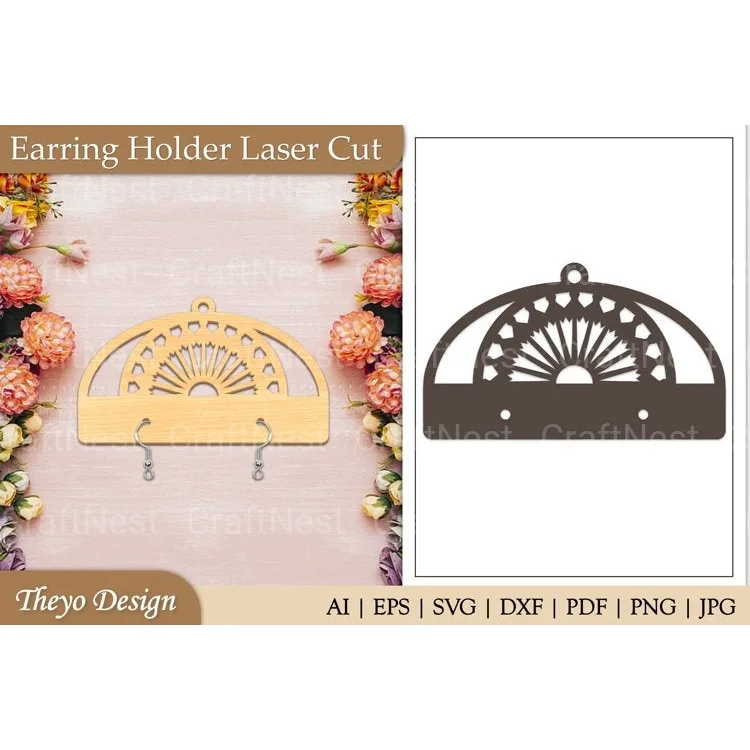 Earrings Holder SVG Bundle