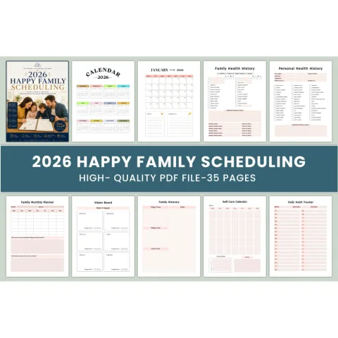 Happy Family Scheduling Planner