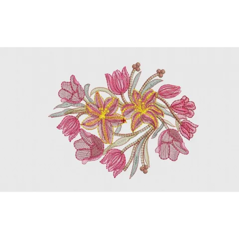 Flower Embroidery Design